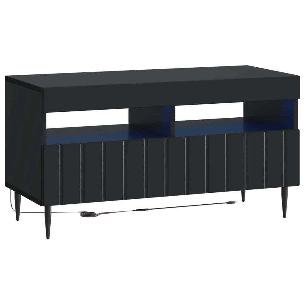 Mobile TV LED Nero Legno ingegnerizzato 896556