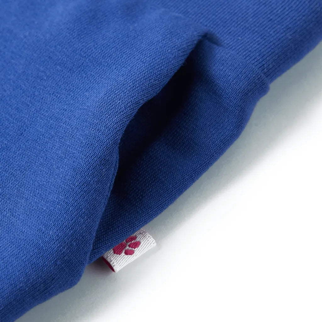 Pantaloni per Bambini a Gamba Larga Blu Cobalto 140 11038