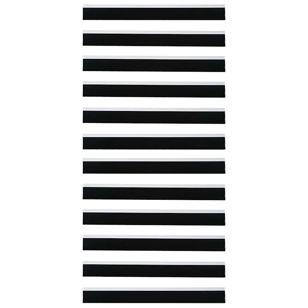 Spazzole per porte autoadesive 12 pcs Bianco 100 cm 42019521