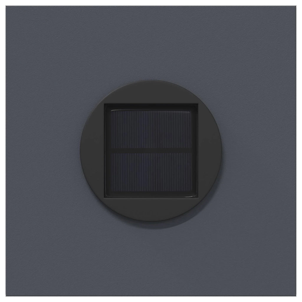 Faro LED solare per sentieri 2 pcs Antracite 879725