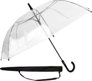 Parasole trasparente da 101 cm con apertura automatica - Ideale per matrimoni e uso quotidiano