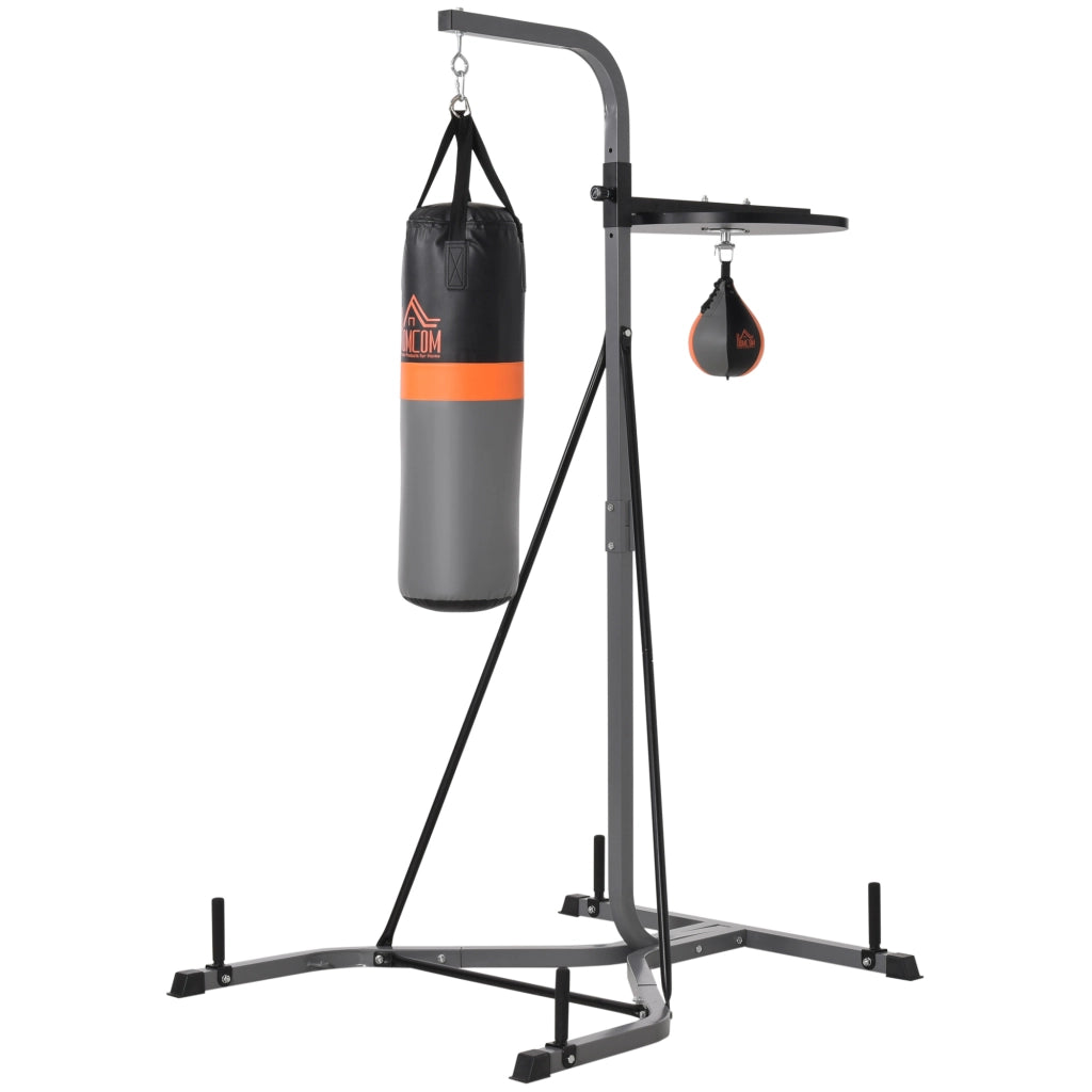 Supporto per Sacco da Boxe con Piedi ¨C Minimal ¨C Nero Acciaio