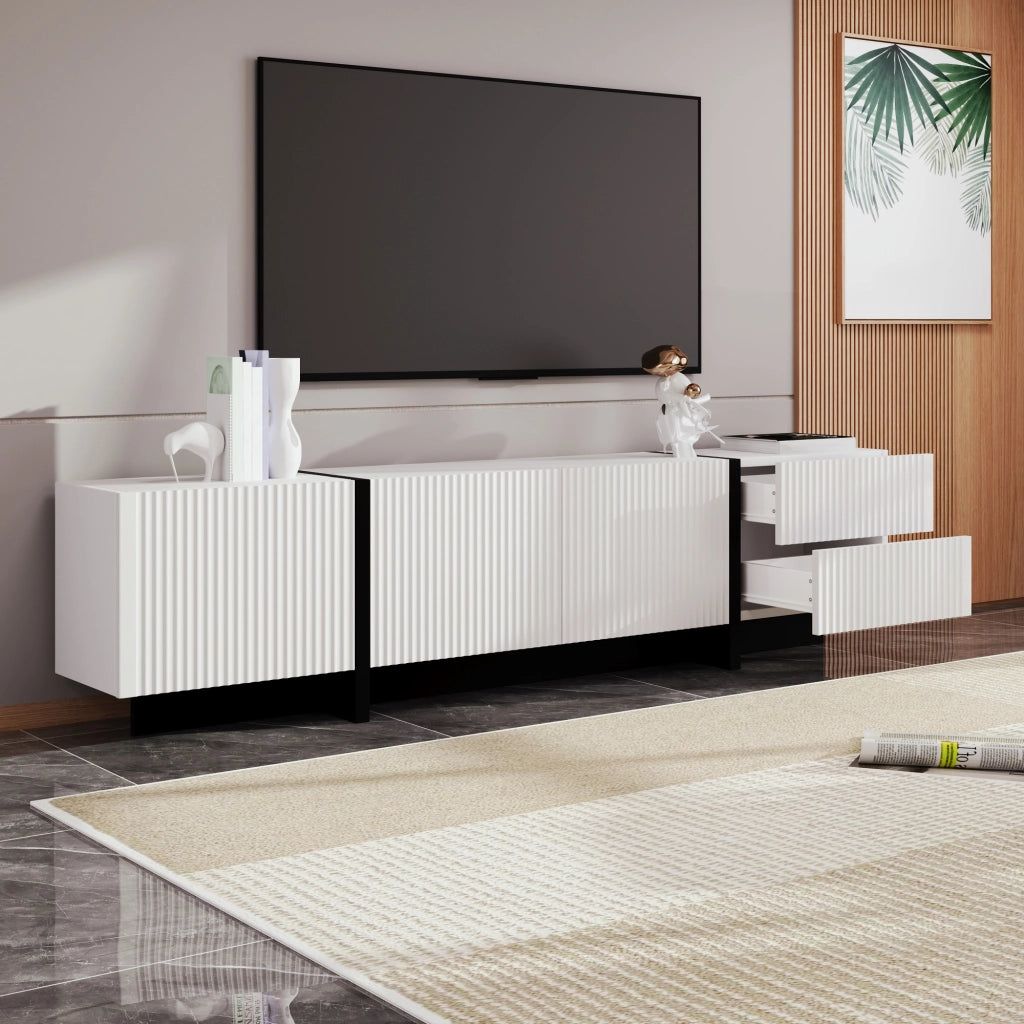 Mobile TV 190 cm - Zephmum- 3 ante 2 cassetti