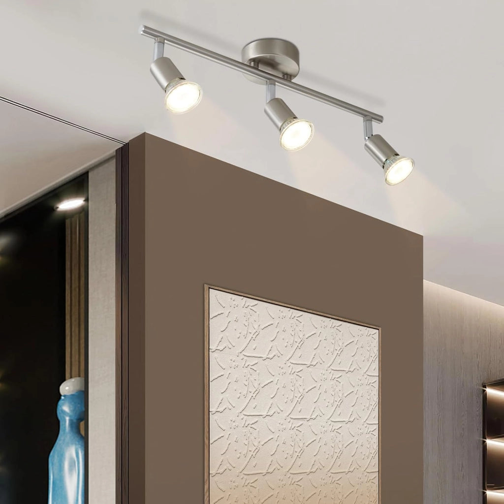 ZMH Faretto da soffitto 3 luci GU10 moderni per camera letto corridoio