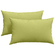 Cuscini da Divano 2 pz | Cuscini per sedie Verde chiaro 50 x 30 cm Tessuto