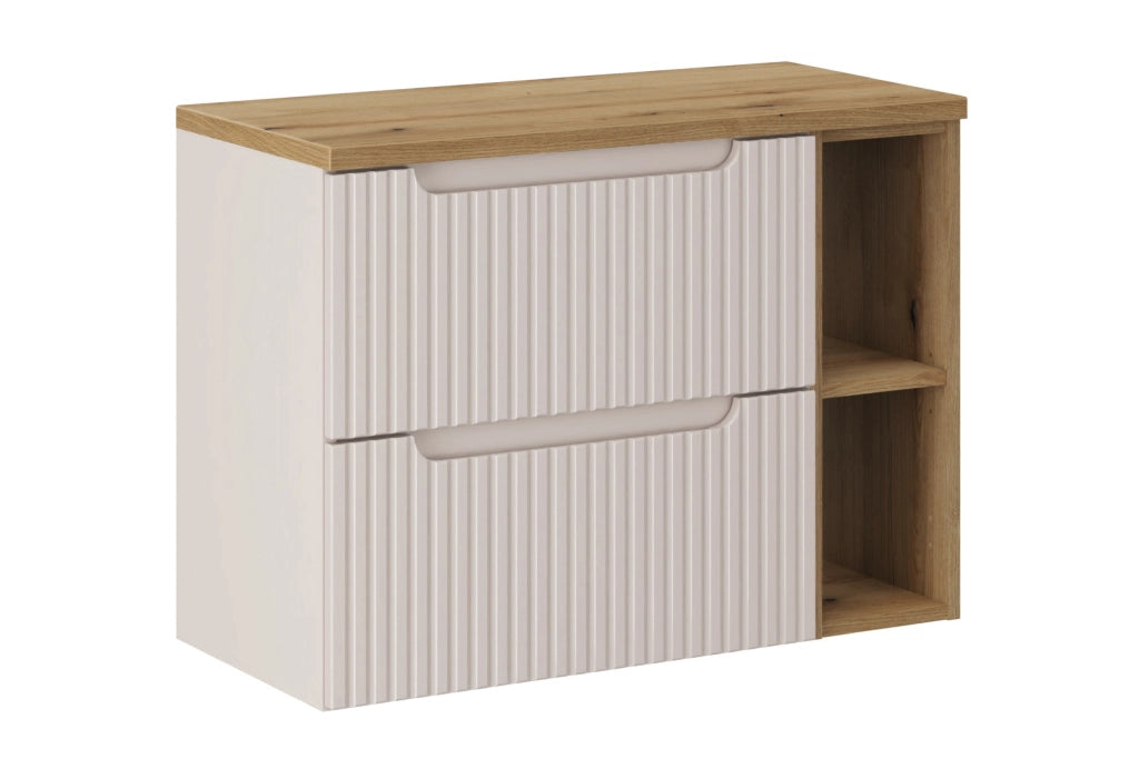 Set mobili bagno 80 cm con piano Nova Cashmere 80 cm