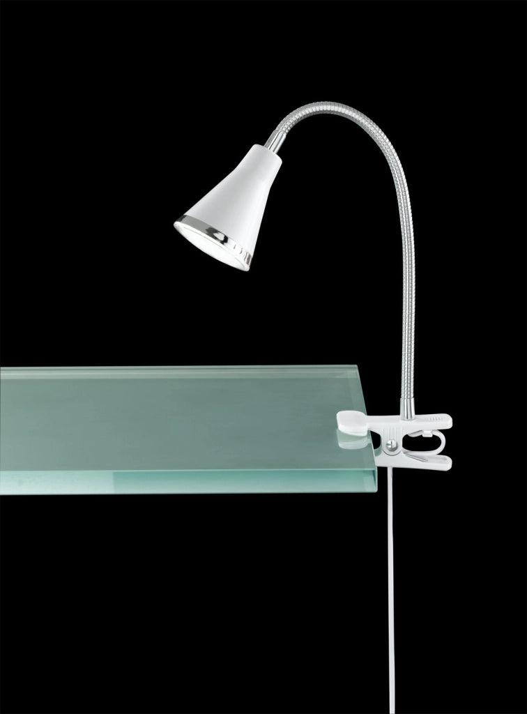 ARRAS LAMPADA CON PINZA LED C/FLEX BIANCA CM47CM LED 4W 400LM 3000K