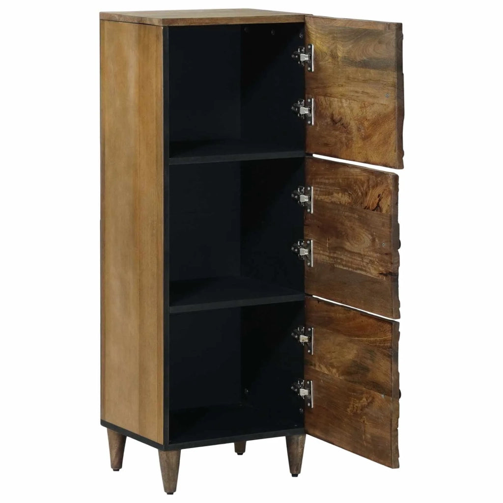 Mobile Alto Marrone 40 x 33,5 x 110 cm Legno di mango massello 4018361