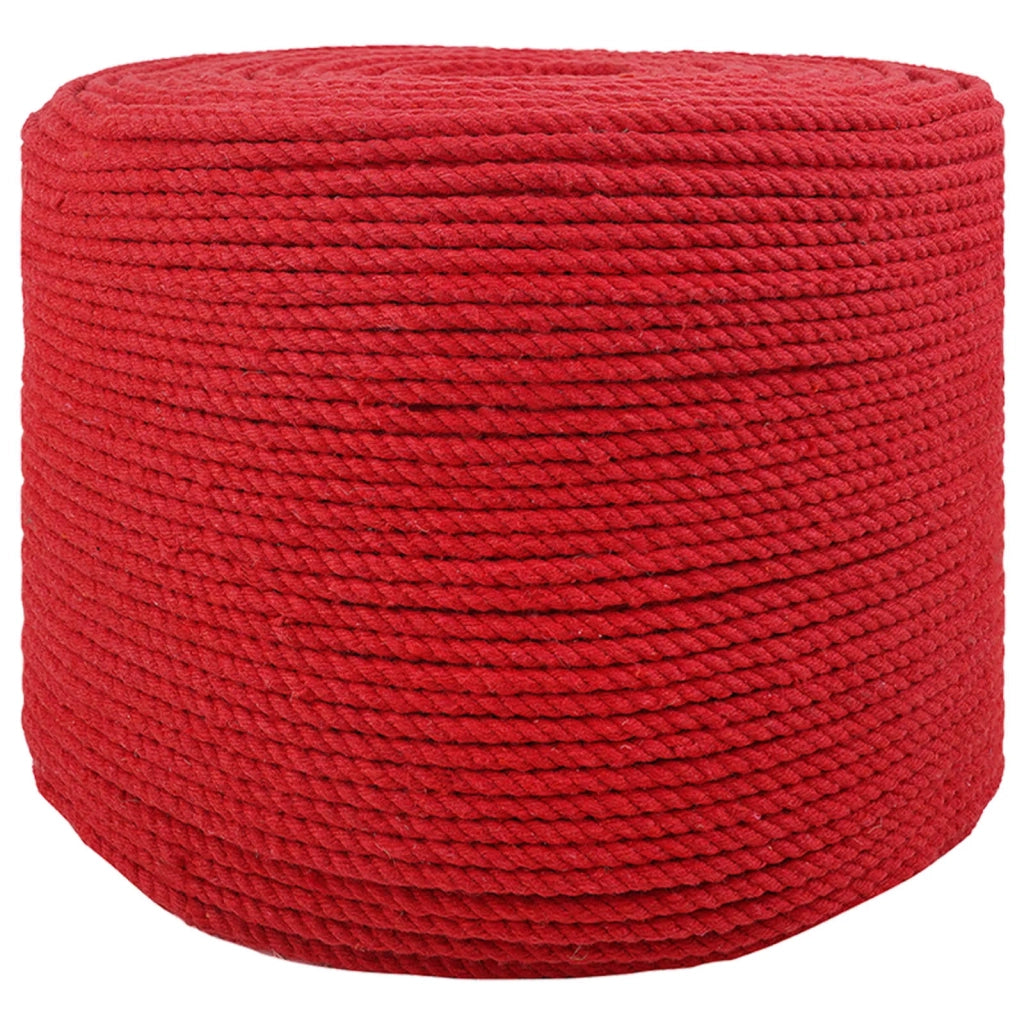 Corda | Fune Rosso 0,8 x 0,8 x 10000 cm Cotone