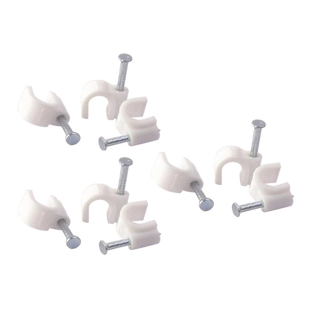 SET 50 GRAFFETTE TONDE CAVI 5-6MM CON CHIODO