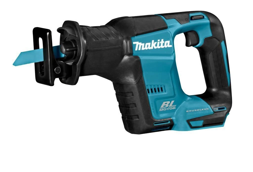 Makita DJR188ZJ Seghetto Diritto Compatto 18V Brushless con LED e Freno Elettrico Valigetta Makpac incluso colore Nero