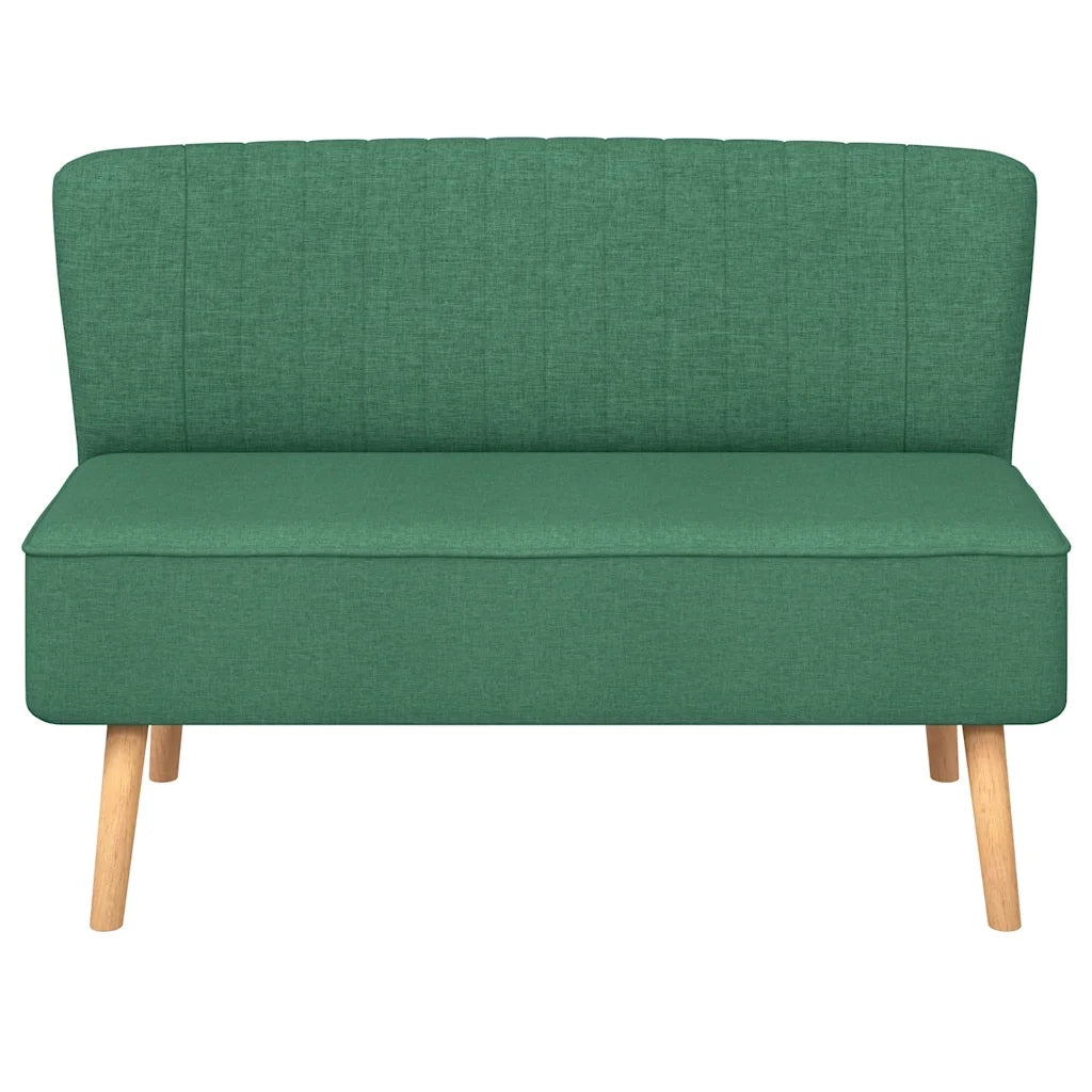 Divano-Sofa-Divanetto in Stoffa 117x55,5x77 cm Verde