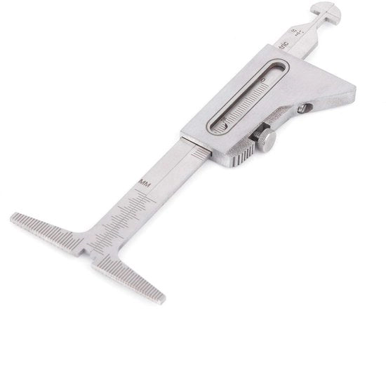 Misuratore di tubi idraulici 0-6 mm - Alta precisione - Misuratore di tubi in acciaio inossidabile - Allineamento interno - Metrico/Imperiale - Duraturo - lettura chiara