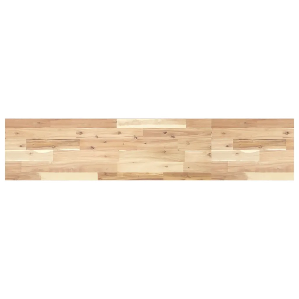 Piano per Tavolo 120x30x2 cm Rettangolare Legno Massello Acacia 4008741