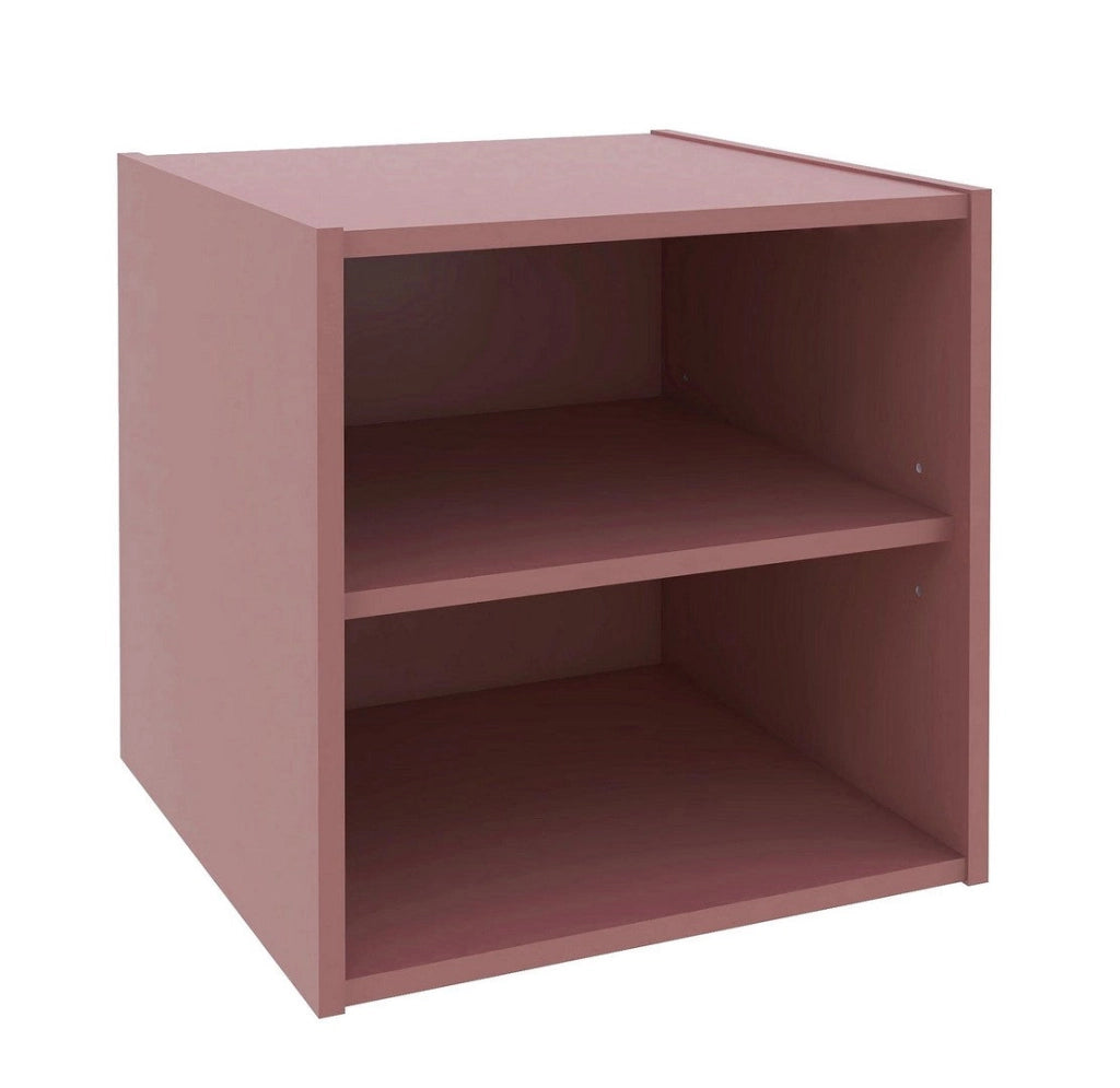 Cubo Composite con Mensola 35x35x35 cm in Compensato  Mattone