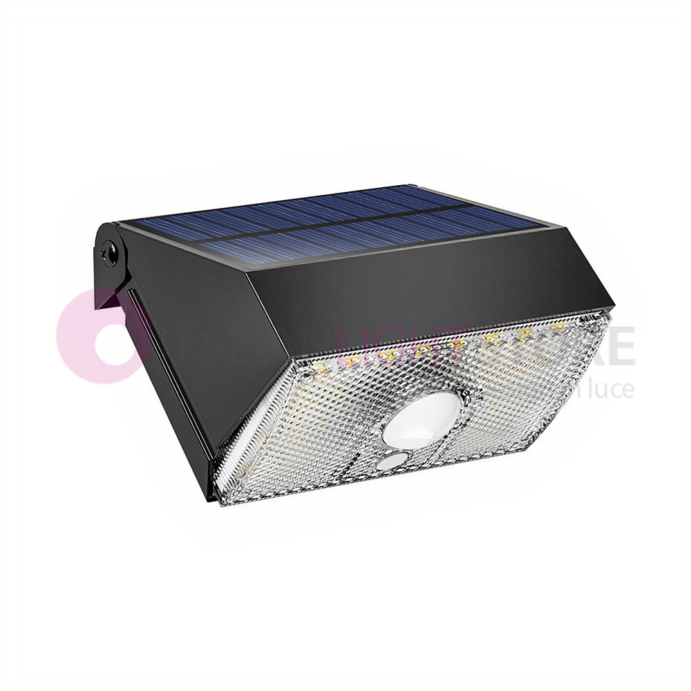 SUNLIGHT Mini Plafoniera LED 1000Lm Con Pannello Solare, Sensore Crepuscolare e Movimento
