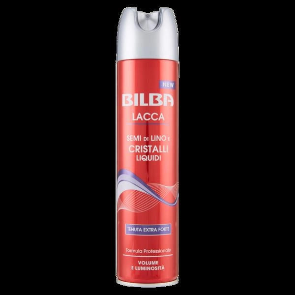 BILBA LACCA FISSAGGIO CAPELLI SEMI DI LINO TENUTA EXTRA FORTE 250ML