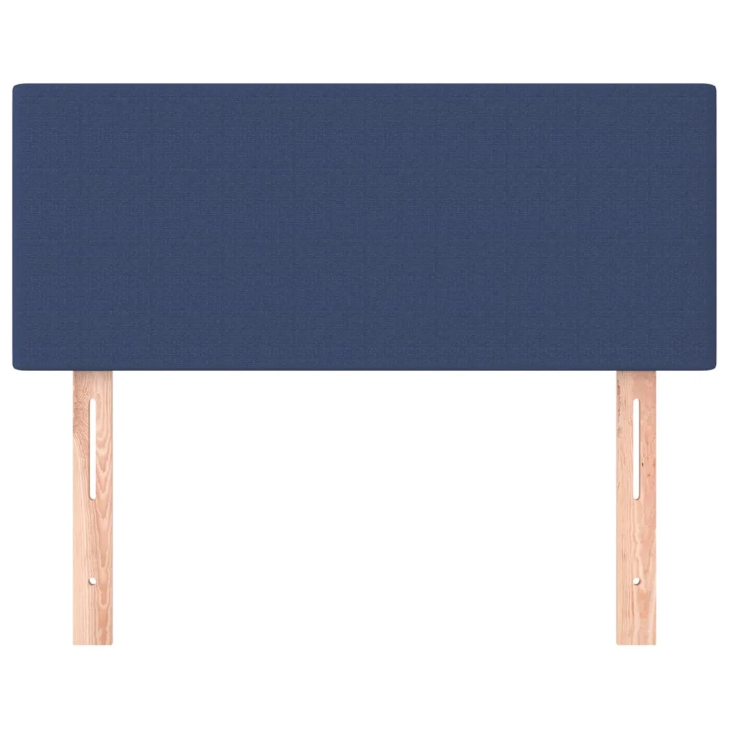 Testiera | Testata Blu 100x5x78/88 cm in Tessuto