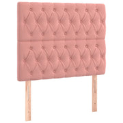 Testiera | Testata Rosa 90x7x118/128 cm Velluto
