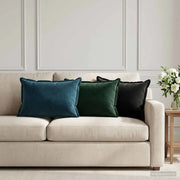 Cuscino con cuscino HOUTEN 2 pz Blu Velluto 933222