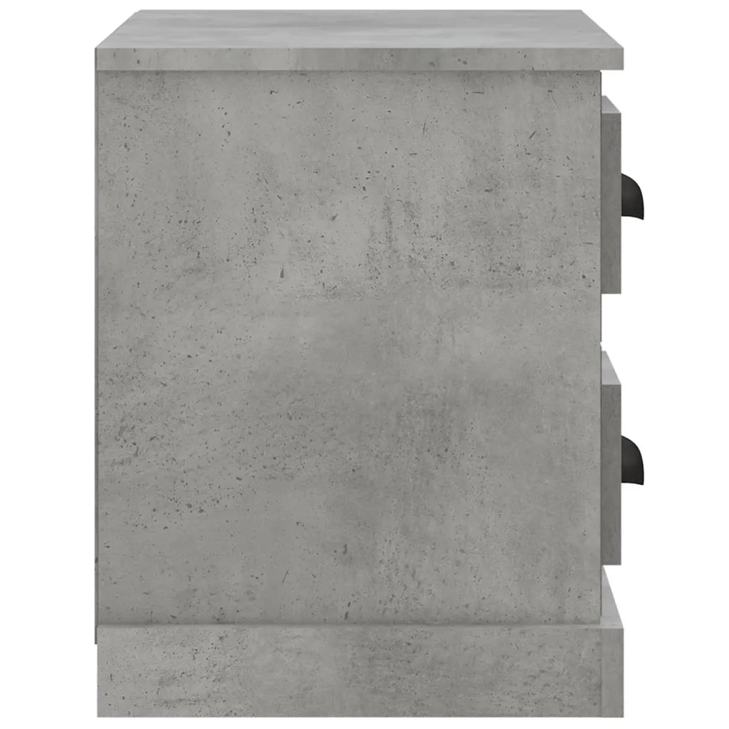 Comodino-Tavolino da notte Grigio Cemento 60x35,5x45 cm