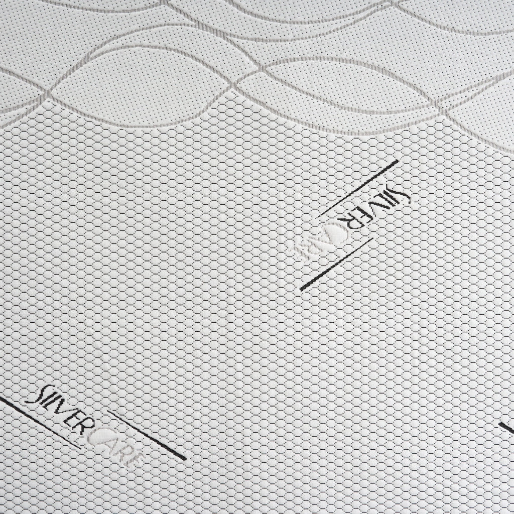 Topper Matrimoniale 160x190 in memory foam 5 cm con rivestimento Silver Fresh completamente sfoderabile