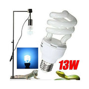 Trade Shop - Lampada Fluorescente Uvb 5.0 Luce Solare Rettili Habitat Estremamente Luminoso -