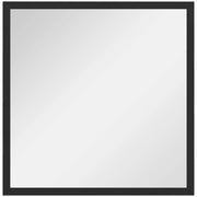 Specchio quadrato ¨C zephmum ¨C 50x50 cm nero legno