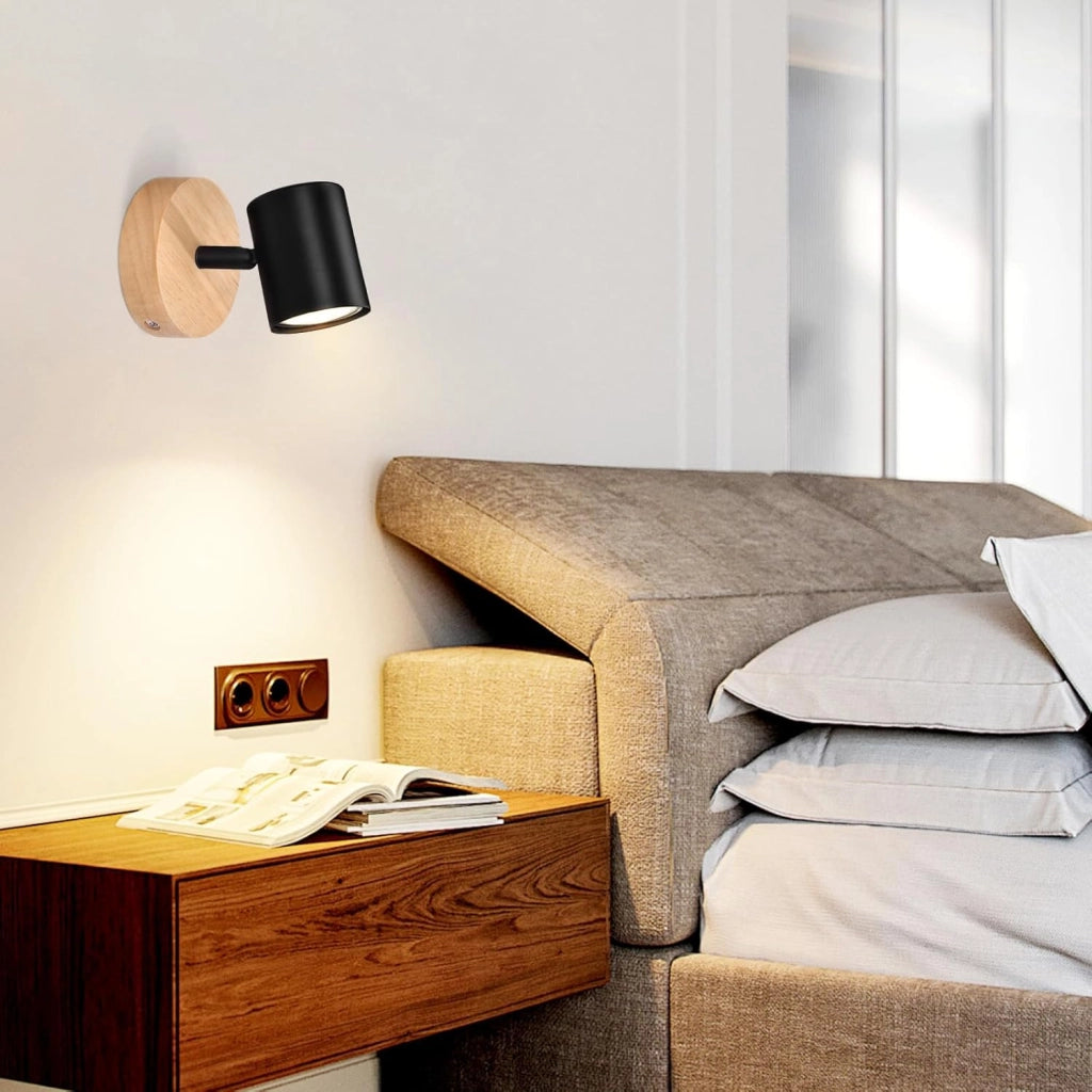 ZMH Faretto da soffitto 1 luce GU10 girevole 350° per corridoio