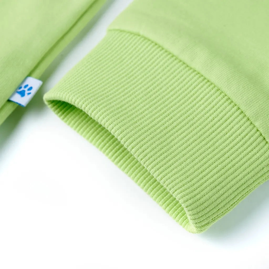 Felpa con Cappuccio per Bambini Blu e Giallo Tenue 104 12595