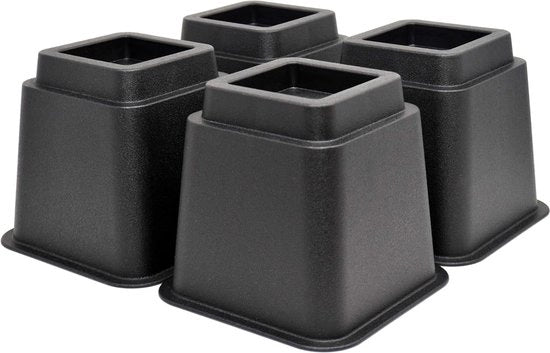 Set di 4 elevatori per mobili - elevatori per tavolo - sollevatore per piedi di elefante - 125 cm