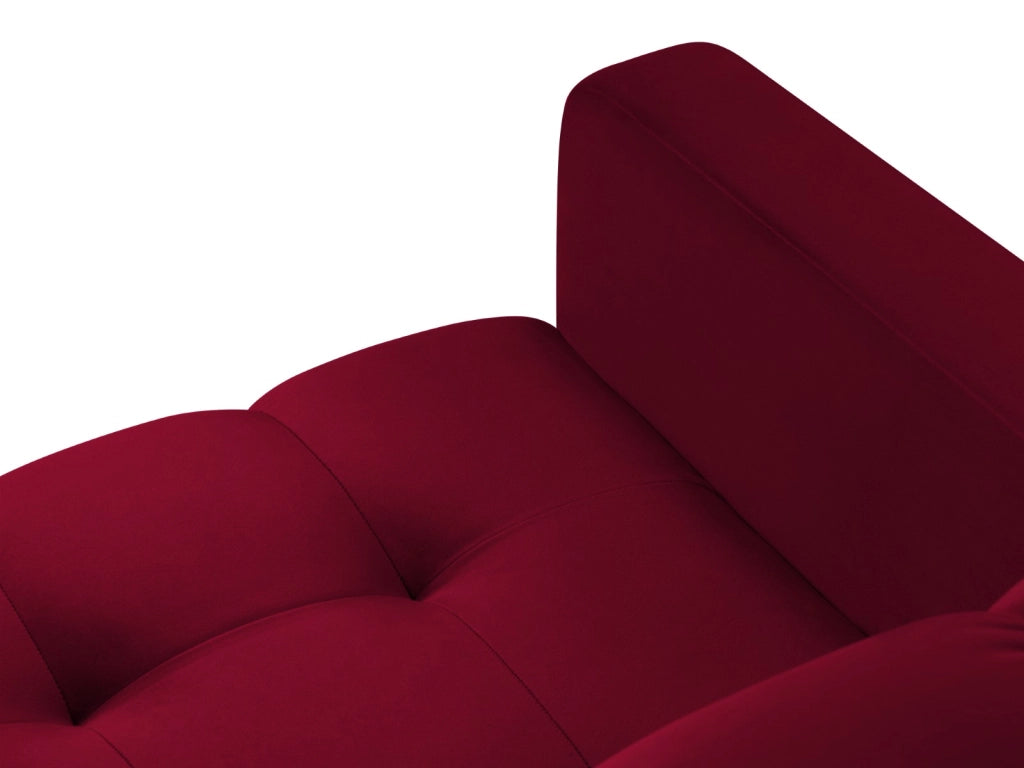 Cosmopolitan Design - Poltrona "Bali" in velluto rosso 