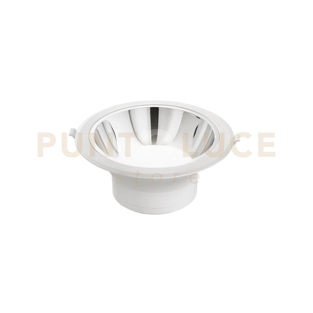 INCASSO LED MACK BIANCO E CROMO 25W 3050LM 3000K 23X10,2CM