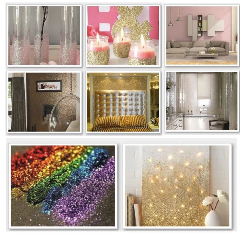 GLITTER COLORE GRANATA CONFEZIONE DA 100 GRAMMI