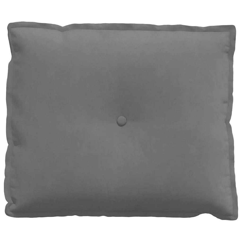 Cuscino per Schiena | Cuscino dorsale Grigio scuro 60 x 50 cm