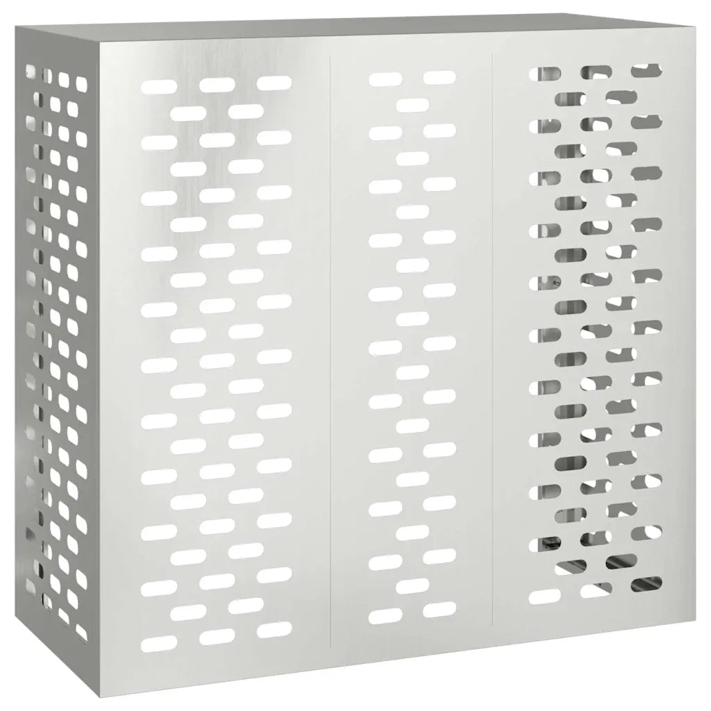 Copertura per condizionatore d'aria Argento 110 x 50 x 105 cm 865916