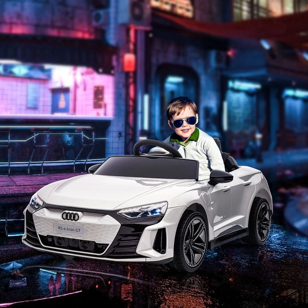 Auto elettrica per bambini ¨C zephmum ¨C 12V, telecomando, bianco