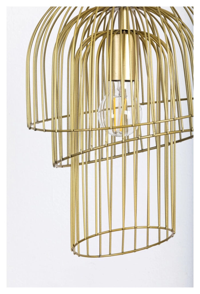 Sospensione Rabalux Rowena ottone E27 1 luce Ø28cm
