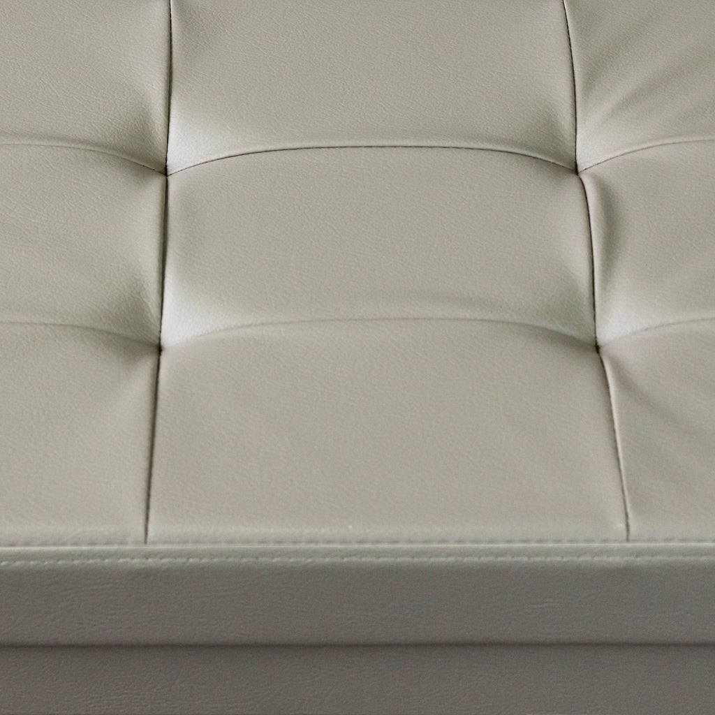 Pouf contenitore in similpelle - HARRIS
