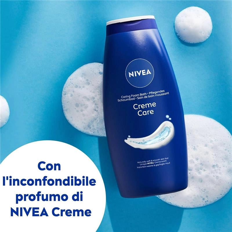 NIVEA BAGNODOCCIA CREME CARE SET DA 2 PZ BAGNOSCHIUMA NUTRIENTE + VITAMINE C E E OLI NUTRIENTI SET 750 ML