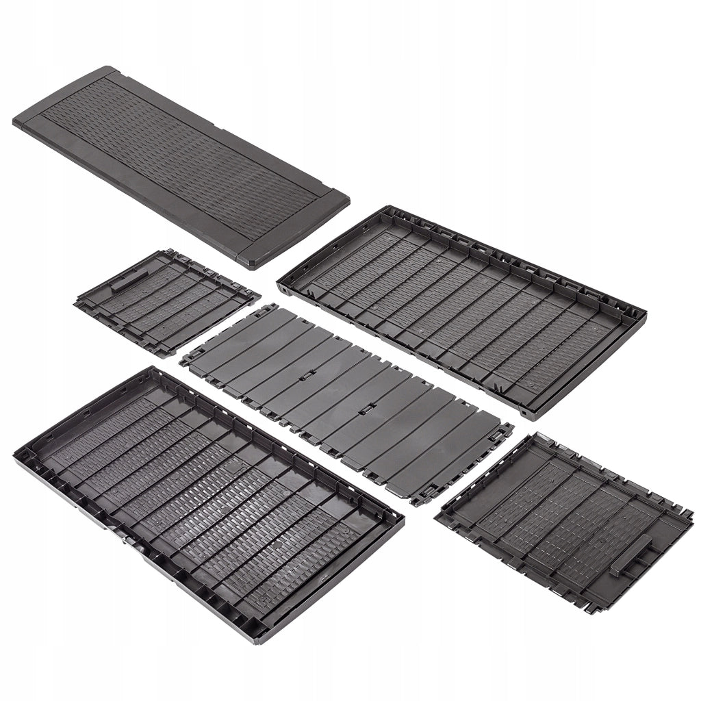 KADAX Box da giardino/balcone 310L per giardino, balcone e terrazzo, colore marrone