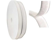 FETTUCCIA VELCRO BIANCA- - mm.20 maschio adesiva - 50 mt