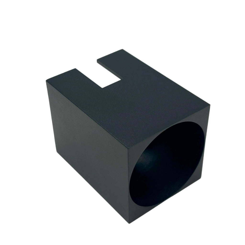Cover Cubo Per Faretto Snodo Metallo Nero Opaco