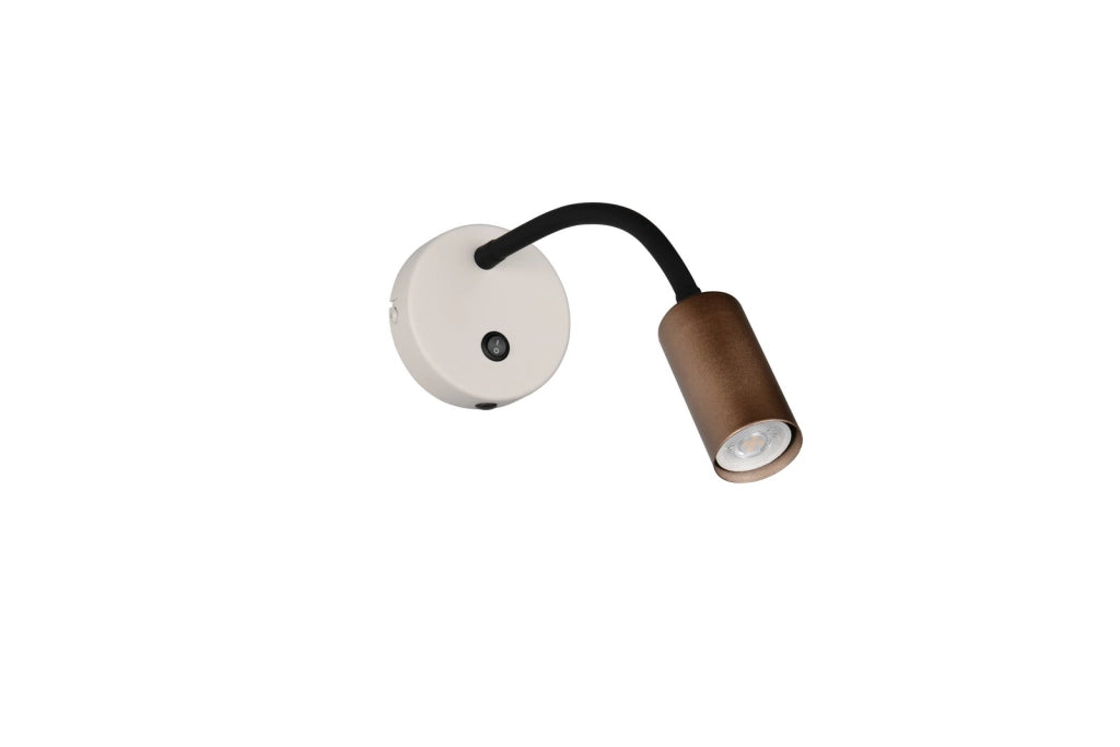 Applique da parete TARYN 1xGU10 mini beige metallo RL