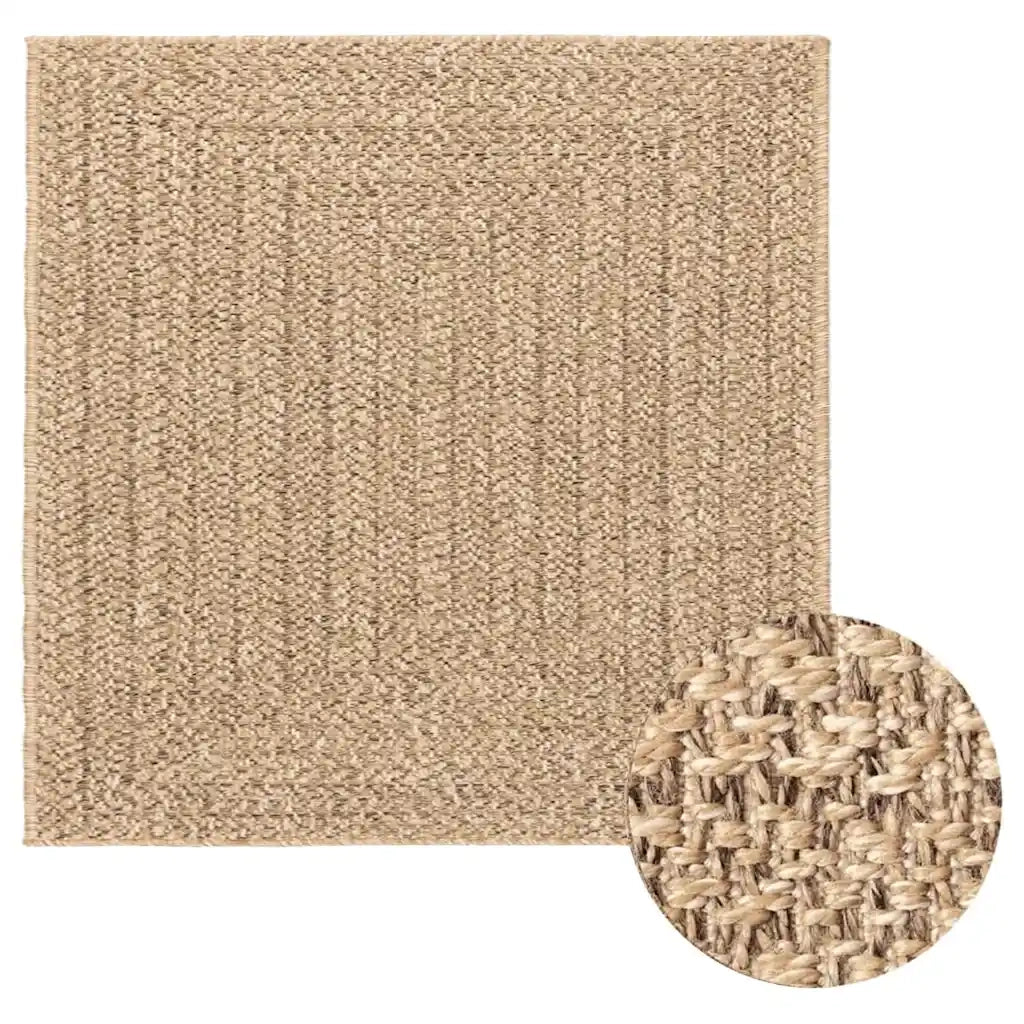 Tappeto ZIZUR 120x120 cm Aspetto Iuta per Interni ed Esterni 4006154