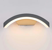 Lampada Esterna LED Antracite - 24W Bianco Caldo per Balcone, Giardino e Terrazza