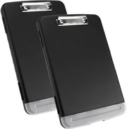 Cassetto di archiviazione 2 in 1 - Acqua resistente - Nero - Formato A4 - Ideale per ufficio e scuola