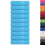 Asciugamani da doccia FROGN 10 pz | Teli per bagno Turchese 70x140 cm 360 g/m2
