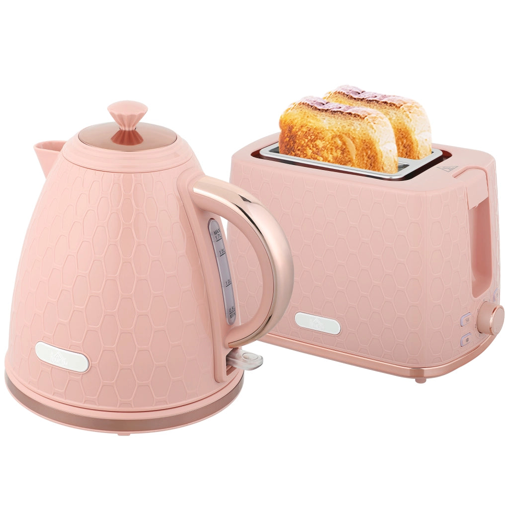 Bollitore e tostapane ¨C zephmum ¨C Rosa, 1.7L 2200W