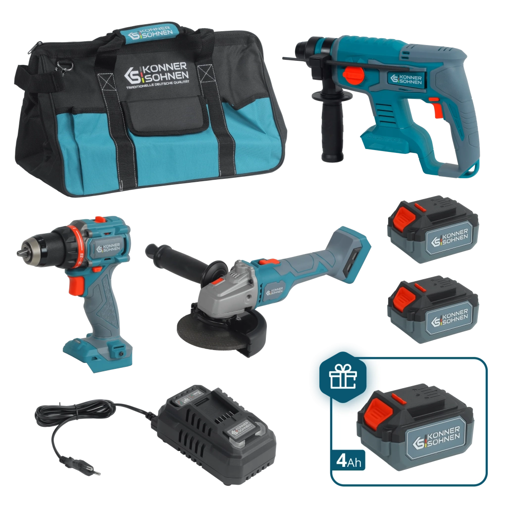 Set Master Senza Fili Kit 3-in-1 KS RHAGD 20V SET 3 PLUS